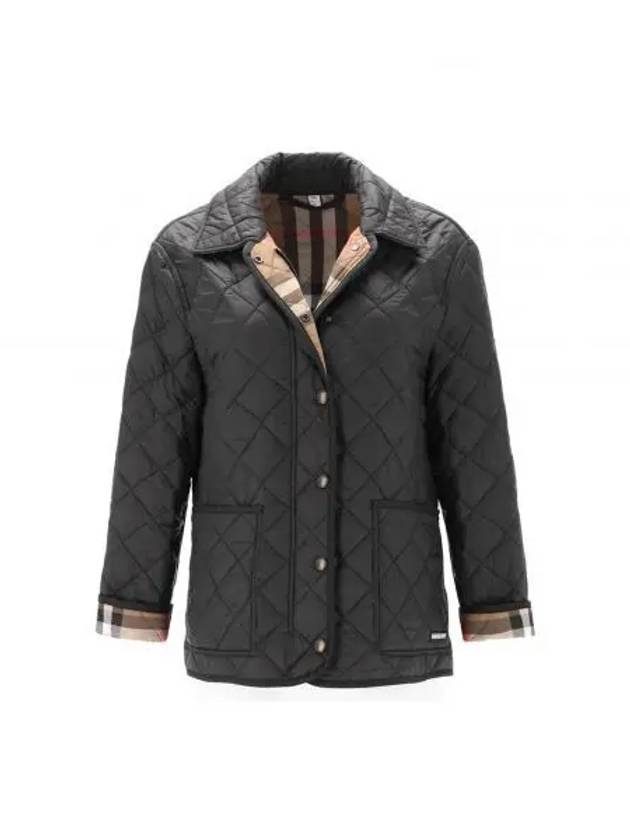 Dalry Quilted Jacket Black - BURBERRY - BALAAN 2