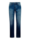 Classic Fit Denim Straight Pants Blue - AMI - BALAAN 2