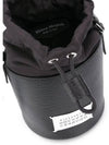 5AC Micro Number Logo Bucket Bag Black - MAISON MARGIELA - BALAAN 5