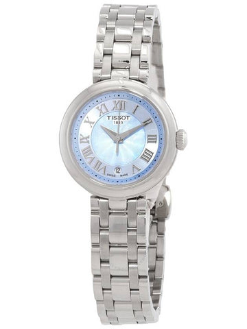 Tissot Bellissima Small Lady Quartz Blue Mother of Pearl Dial Watch T1260101113300 - TISSOT - BALAAN 1