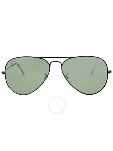 Ray Ban Aviator Polarized Green Classic G-15 Sunglasses RB3025 W3361 58 - RAY-BAN - BALAAN 1