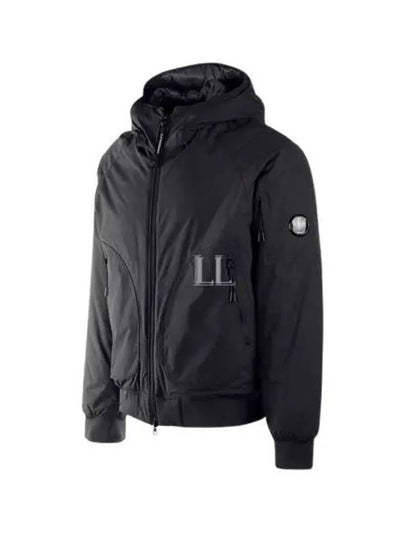 Pro-Tech Ribbed Hooded Jacket Black - CP COMPANY - BALAAN 2