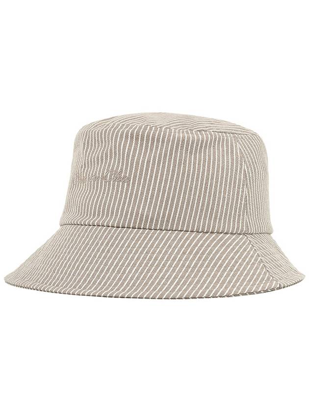 C23MHT008W Striped Bucket Hat Beige - CHUCUCHU - BALAAN 1