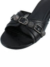 Le Cagole Slippers Black - BALENCIAGA - BALAAN 8