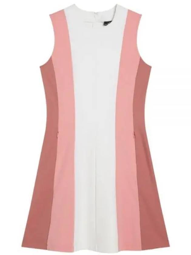 Women's Jasmine A-Line Golf Short Dress Strawberry Ice - J.LINDEBERG - BALAAN 2