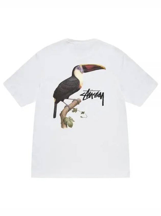 Toucan short sleeve t shirt white - STUSSY - BALAAN 1