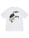 Toucan Cotton Short Sleeve T-Shirt White - STUSSY - BALAAN 1