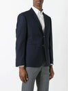 Super 120S Wool Twill Single Breasted Classic Jacket Navy - THOM BROWNE - BALAAN 4