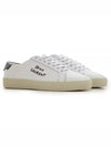 Court Classic Black Tab Low Top Sneakers White - SAINT LAURENT - BALAAN 2