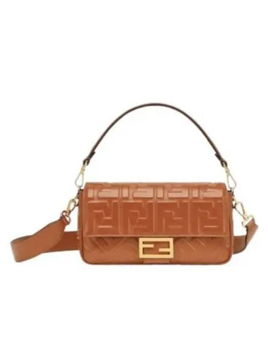 Nappa Leather Shoulder Bag Brown - FENDI - BALAAN 2