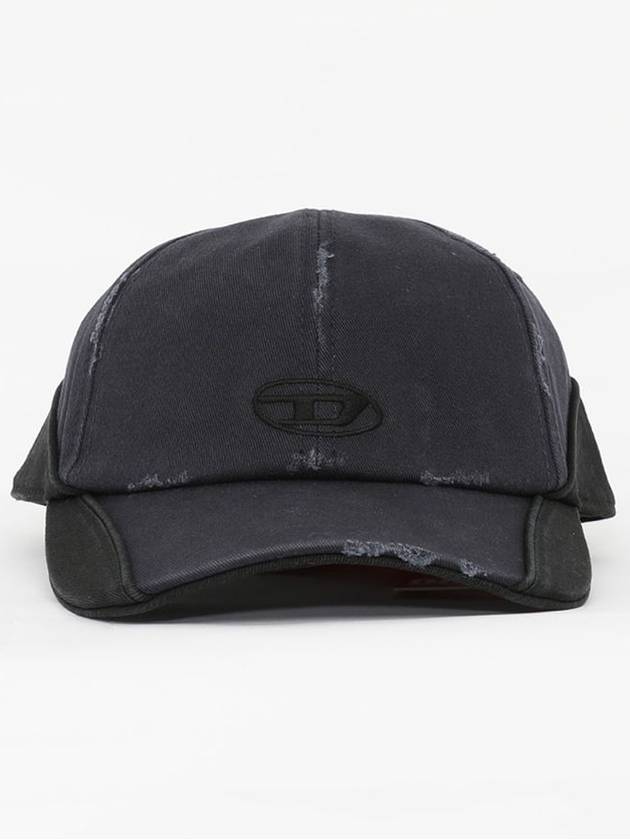 C Dale Distressed Colour Block Base Ball Cap Navy - DIESEL - BALAAN 3