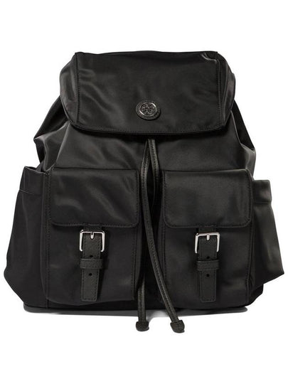 Virginia Flap Nylon Backpack Black - TORY BURCH - BALAAN 2