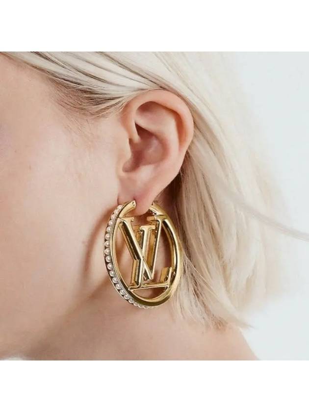 Women's Louise Pearl Earrings Gold - LOUIS VUITTON - BALAAN 3