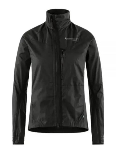 Women's Ansur Windproof Zip-Up Jacket Raven Black - KLATTERMUSEN - BALAAN 2