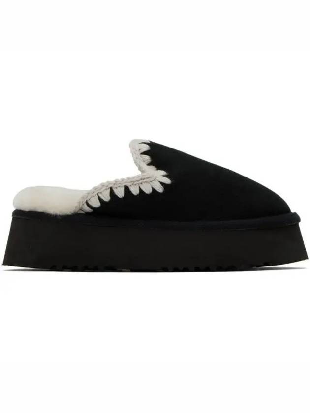 SSENSE Exclusive Black Slippers 232326F121003 1149503 - MAU - BALAAN 1