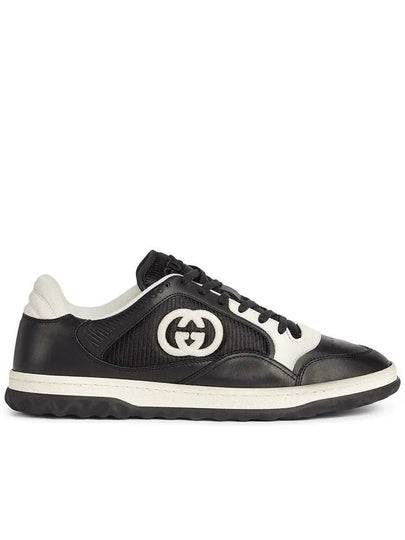 Mac80 Interlocking G Low Top Sneakers Black - GUCCI - BALAAN 2