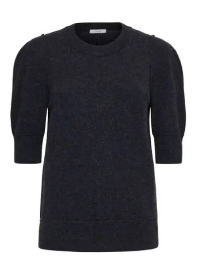 Short Sleeve Knit Top Anthracite Melange - LEMAIRE - BALAAN 2