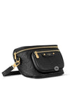 Mini Monogram Empreinte Leather Bum Bag Black - LOUIS VUITTON - BALAAN 4