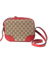 GG Disco Canvas Cross Bag Beige Red - GUCCI - BALAAN 2