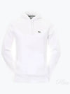 Logo Patch Organic Cotton Hoodie White - LACOSTE - BALAAN 2