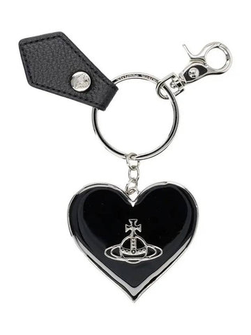 ORB logo mirror heart keyring 8203011WU OM0014 N403 - VIVIENNE WESTWOOD - BALAAN 1