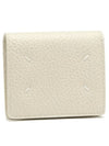 Stitch Leather Compact Half Wallet Grey - MAISON MARGIELA - BALAAN 1