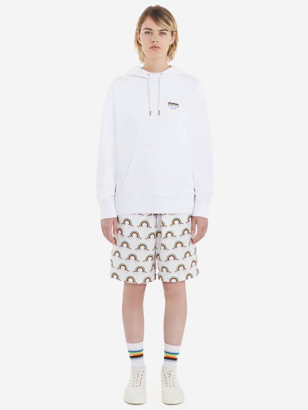 Rainbow Fox Hoodie White - MAISON KITSUNE - BALAAN 4