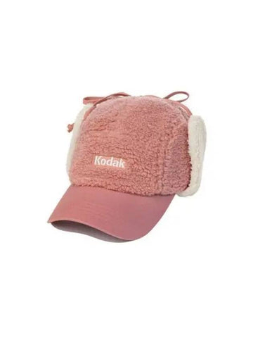 KODAK Apparel fleece earring camp cap PINK - KODO - BALAAN 1