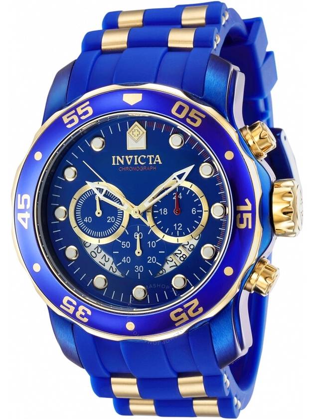 Invicta Pro Diver Chronograph Quartz Blue Dial Men's Watch 40934 - INVICTA - BALAAN 1