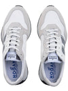 H601 Logo Low Top Sneakers White Gray - HOGAN - BALAAN 7