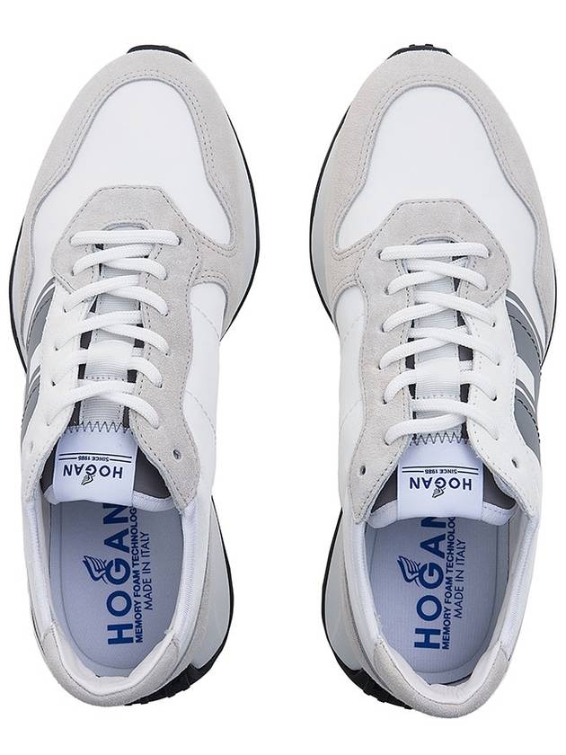 H601 Logo Low Top Sneakers White Gray - HOGAN - BALAAN 7