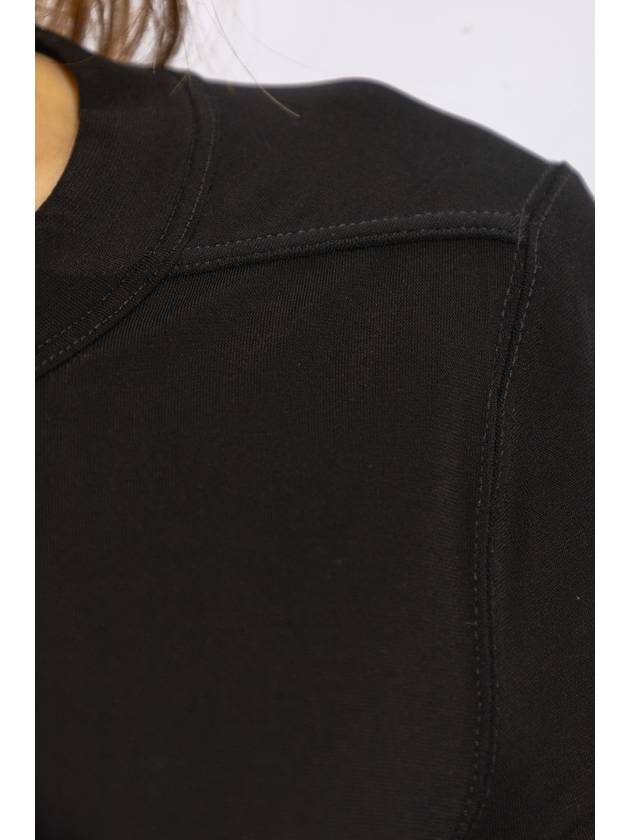 Rick Owens ‘Cropped Level T’ T-shirt, Women's, Black - RICK OWENS - BALAAN 5