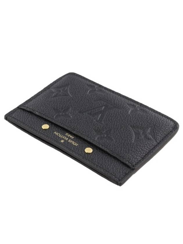 Monogram Empreinte Card Wallet Black - LOUIS VUITTON - BALAAN 6