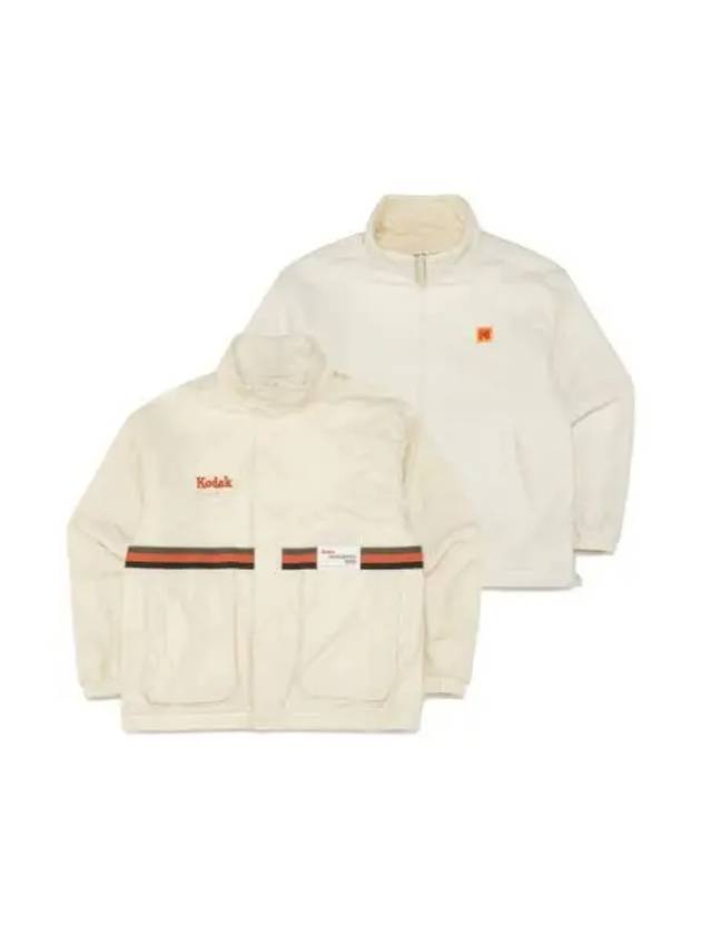 KODAK Apparel Kodacolor Reversible Fleece Jacket IVORY - KODO - BALAAN 1