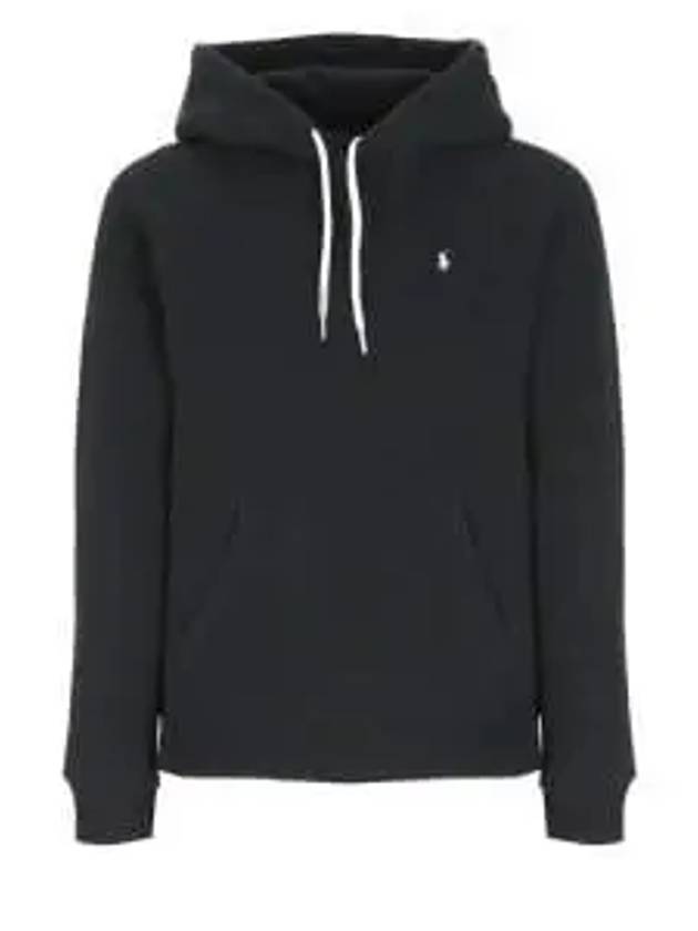 Embroidery Logo Hoodie Black - POLO RALPH LAUREN - BALAAN 2