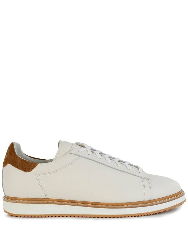 Grained Calfskin Low-Top Sneakers Panama - BRUNELLO CUCINELLI - BALAAN 2