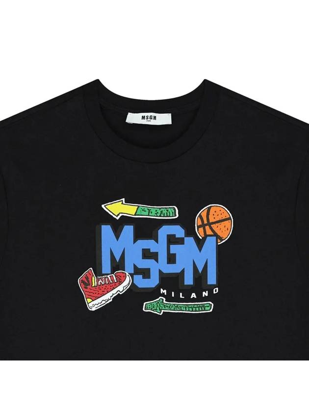 Kids Women s Logo Print T Shirt F4MSJBTH246 110 - MSGM - BALAAN 4