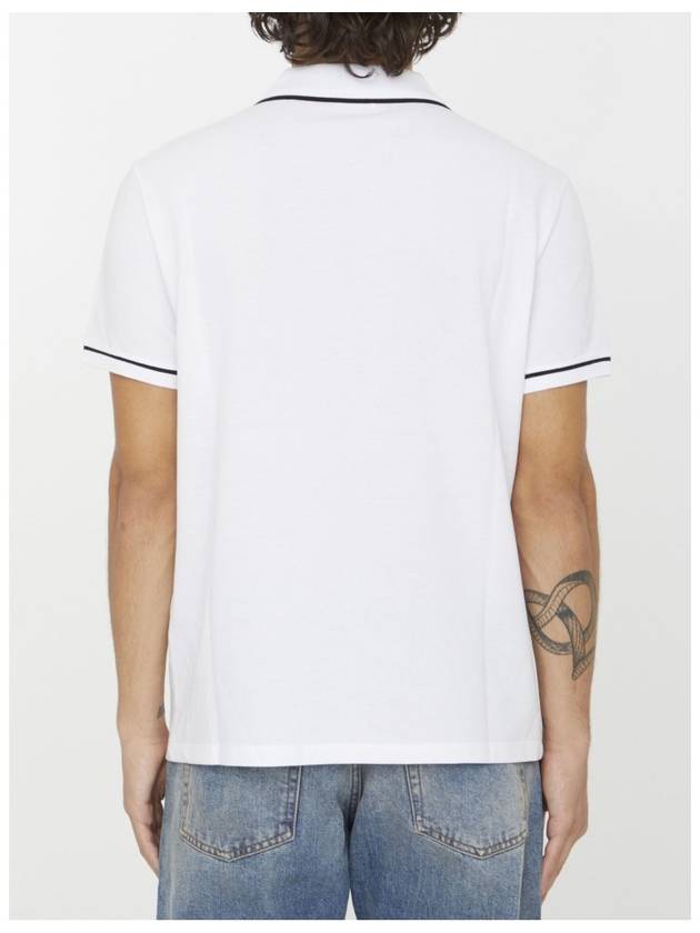 Classic Polo Shirt Offwhite Black - CELINE - BALAAN 9