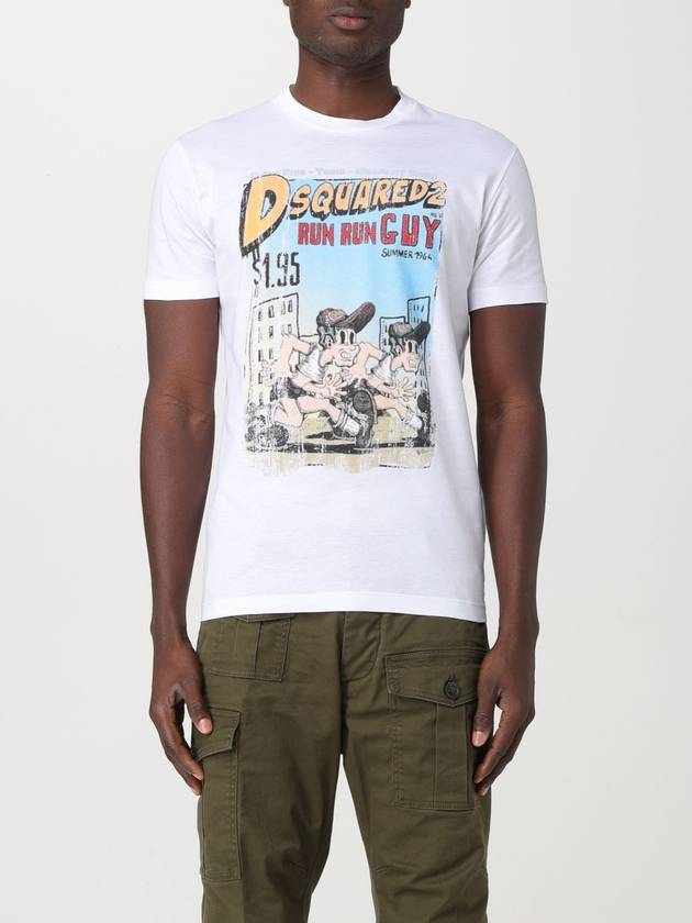 T-shirt Dsquared2 stampata - DSQUARED2 - BALAAN 1