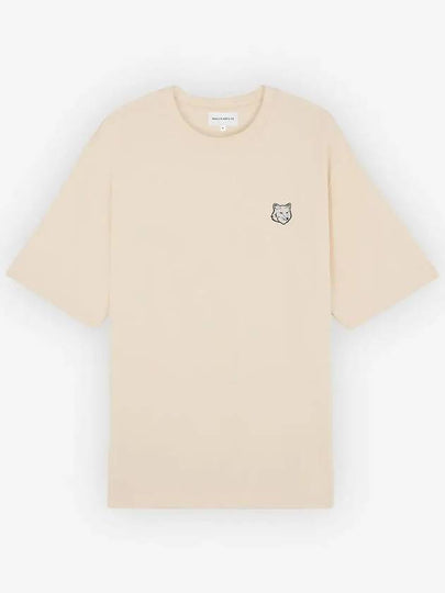 Bold Fox Head Patch Oversized Short Sleeve T-Shirt Beige - MAISON KITSUNE - BALAAN 2