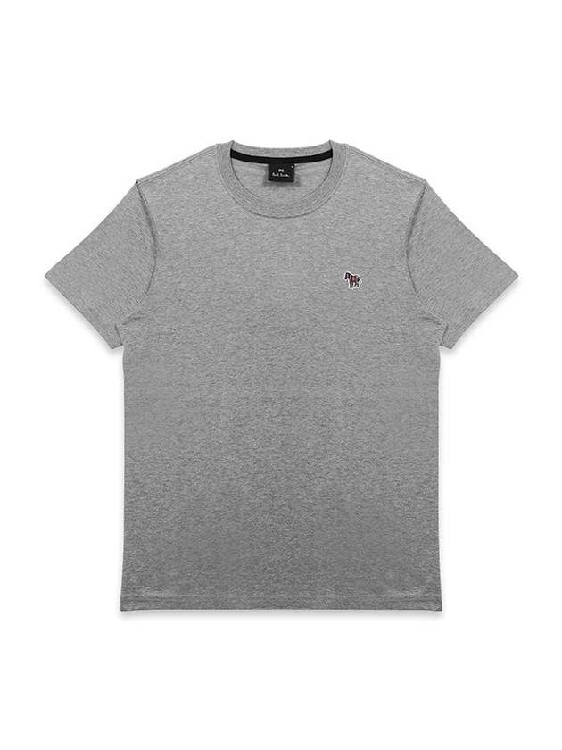 Zebra Logo Short Sleeve T-Shirt Grey - PAUL SMITH - BALAAN 1