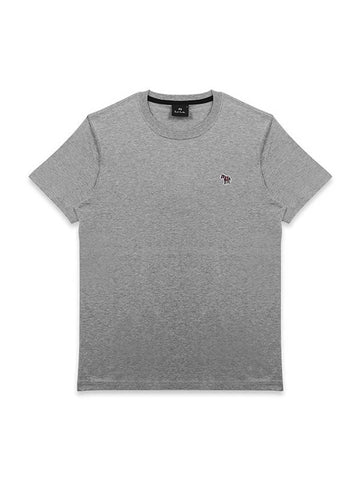 Zebra Logo Short Sleeve T-Shirt Grey - PAUL SMITH - BALAAN 1