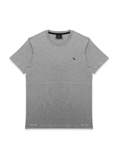 Zebra Logo Short Sleeve T-Shirt Grey - PAUL SMITH - BALAAN 1