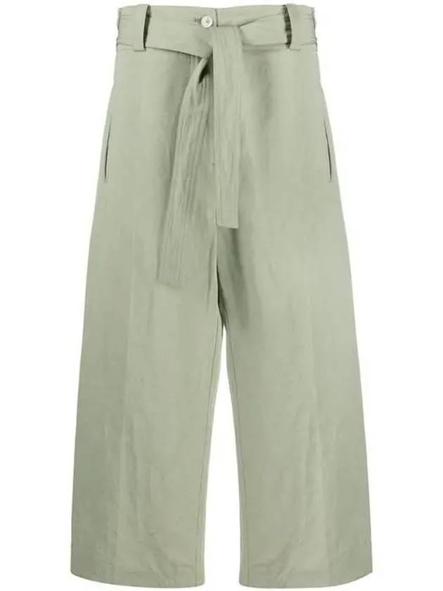 Moncler Genius Linen Blend Tide Wide Pants - MONCLER - BALAAN 1