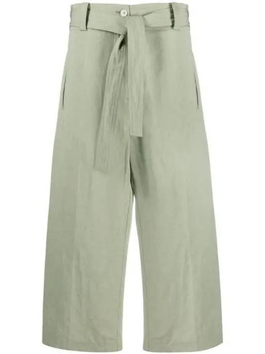 Moncler Genius Linen Blend Tide Wide Pants - MONCLER - BALAAN 1