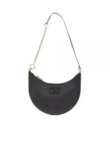 5W0P0W19 RQR 0NO 5W2P0W19 V logo signature calfskin mini hobo bag - VALENTINO - BALAAN 1