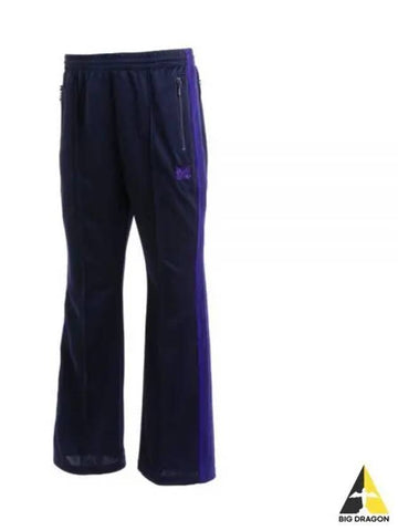 Boot Cut Track Pant Poly Smooth Navy NS248 Boot Cut Track Pants - NEEDLES - BALAAN 1