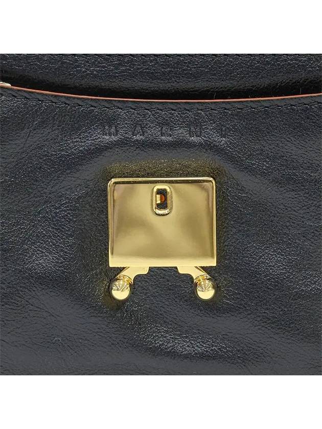 Trunk Soft Mini Shoulder Bag Black - MARNI - BALAAN 8