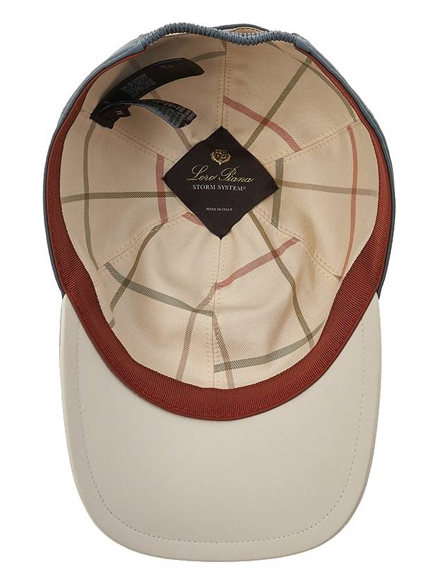 Embroidered Logo Ball Cap Seaweed - LORO PIANA - BALAAN 6