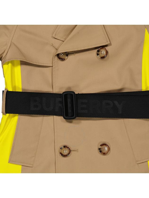 Burberry Boys Archive Beige Panel Detail Cotton Twill Trench Coat, Size 8Y - BURBERRY - BALAAN 3